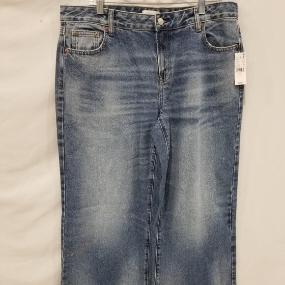 PacSun Casey Low Rise Baggy Jeans – NWT Women’s Size 31 Medium Wash Y2K Wide Leg - Picture 4 of 13